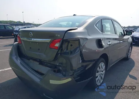 2015 Nissan Sentra Sv from USA, damaged, VIN 3N1AB7AP7FY250260
